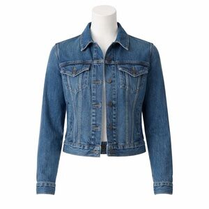 Size M Levi’s Women’s Original Trucker Denim Jacket Medium Wash Classic Jean